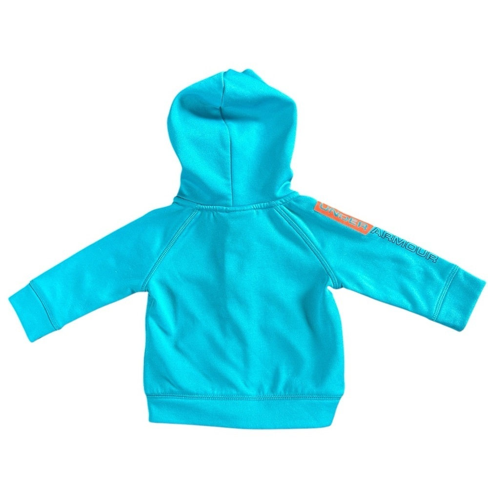 Under Armour baby sz 3-6 months, hooded zip jacket, spring, sweatshirt, like new - Picture 2 of 5